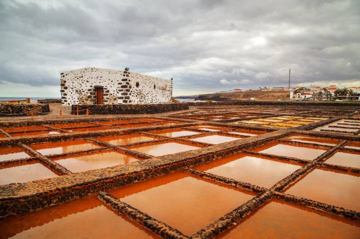 Las Salinas del Carmen, donde se encuentra el restaurante 'Los Caracolitos'. Foto: Shutterstock.