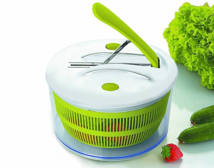 Esta centrifugadora de lechuga a pedal cuesta 12 euros en Amazon. / Foto: Amazon