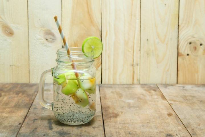 Agua de chía. Foto: Shutterstock.