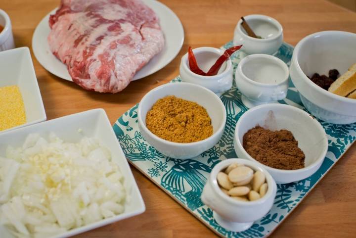 Ingredientes para la receta.