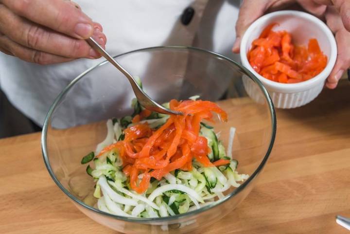 Una ensalada muy fresquita.