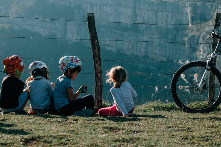 Urbasa: Parada en el camino. Foto: Pekebikers