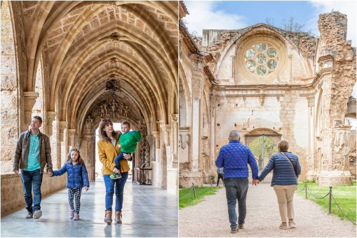 Las visitas al Monasterio son guiadas y gratuitas.