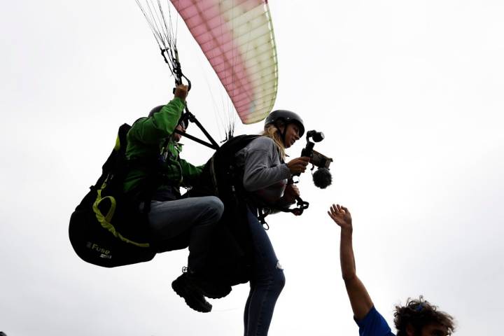 Volar con Txema Ibargüen es garantía de adrenalina.