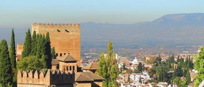 Atardecer en Granada.