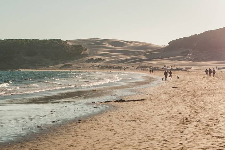 La impresionante Playa de Bolonia.