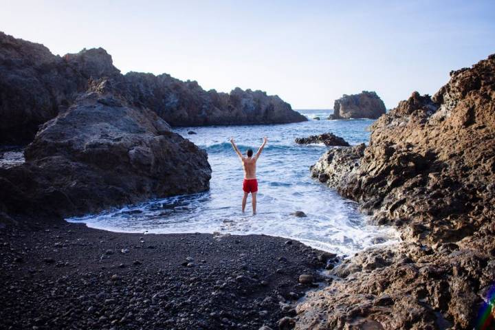 Las calas volcánicas de Tenerife convierten la Navidad en ¡otra cosa!