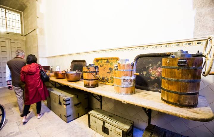 Cocinas Palacio Real: Una de las estancias de la cocina. Foto: Máximo García