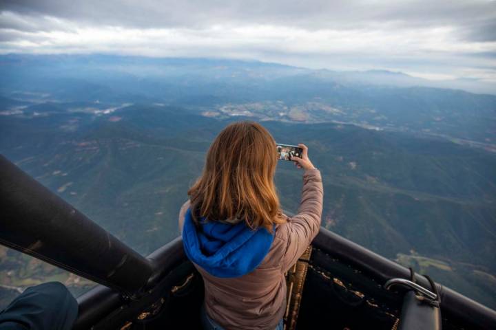 Viaje en globo por la Garrotxa (Girona)  ​