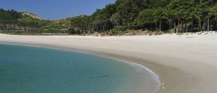 Playa de Rodas, islas Cíes.