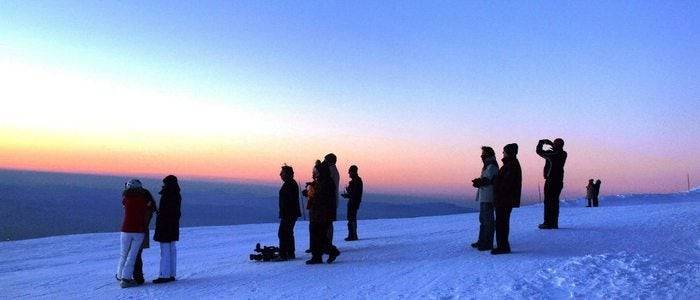 Atardecer desde el Veleta. / Imagen cedida por:Cetursa Sierra Nevada.