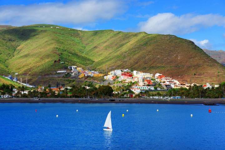 Vistas de San Sebastián de la Gomera