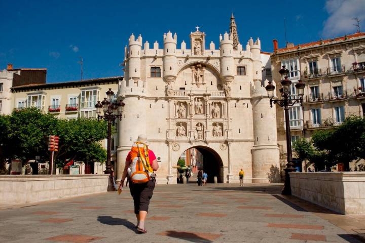 Peregrinos en Burgos. Foto: shutterstock