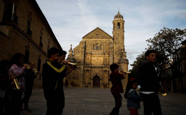 Ensayos musicales con la Sacra Capilla de testigo.