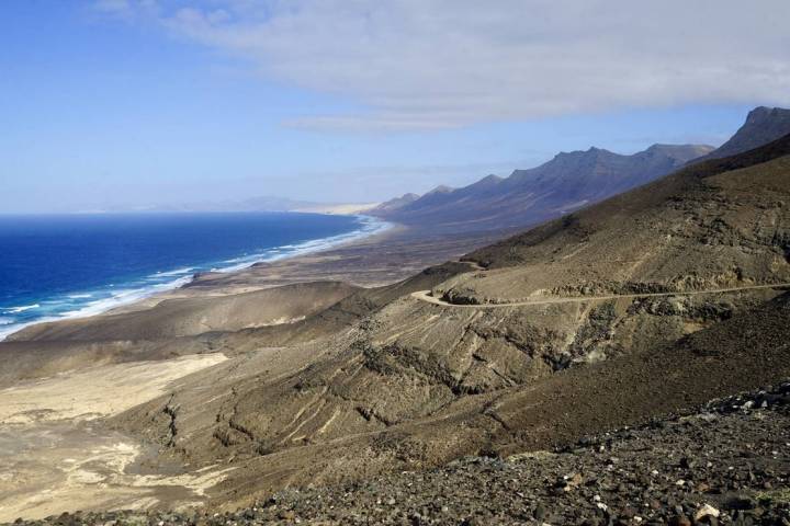 playa de cofete desde la degollada