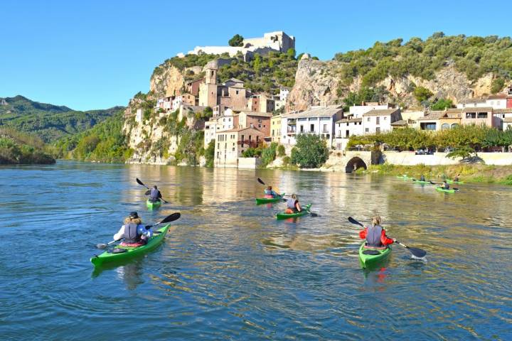 Miravet, in Tarragona Catalonia Spain. .